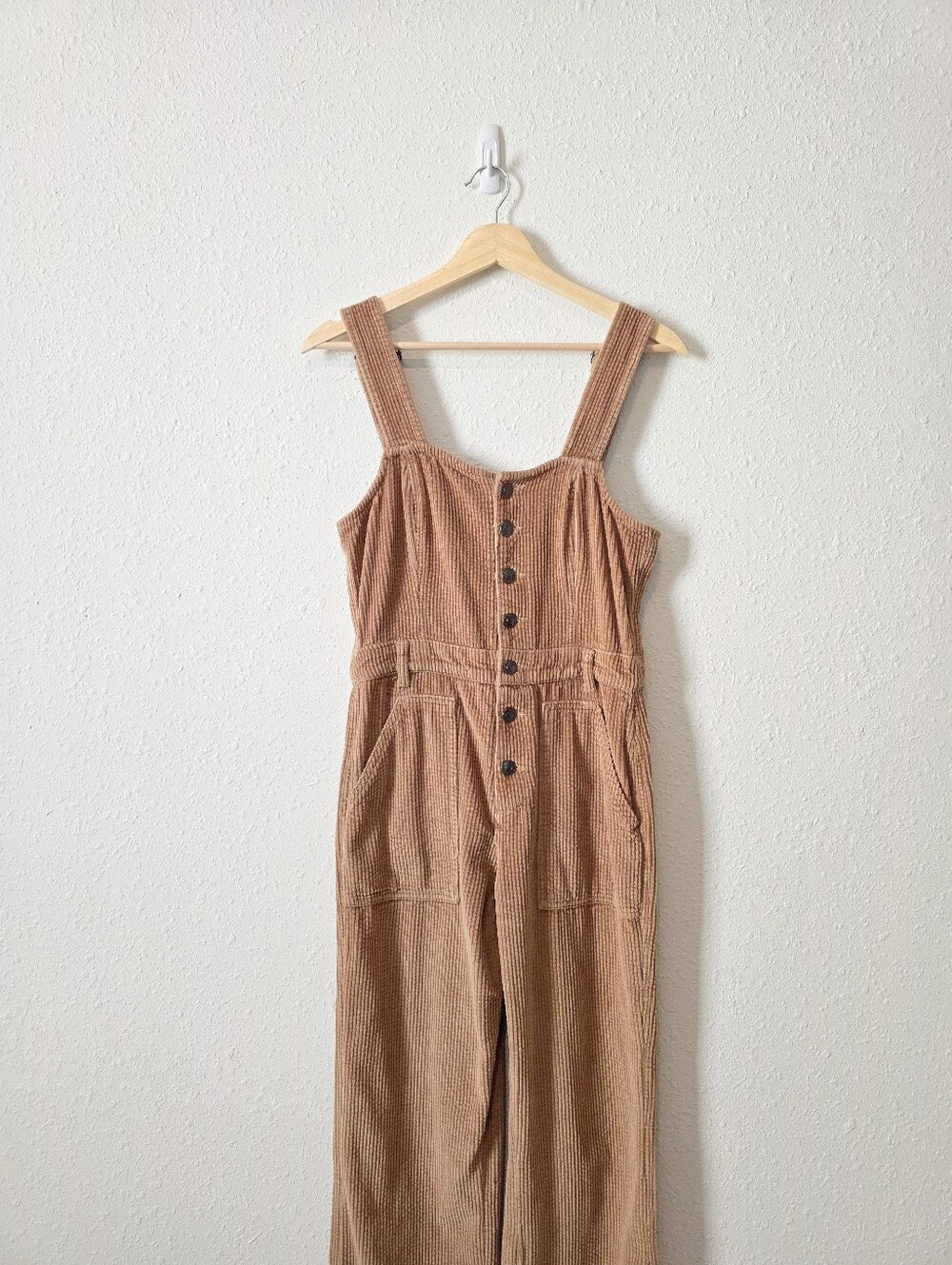 Aerie Corduroy Kick Flare Overalls S